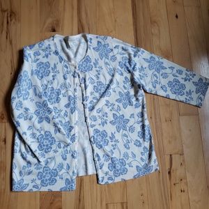 Applseeds cardigan sweater womens size L